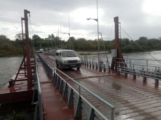 В Воронежской области перекрыли движение по наплавному мосту