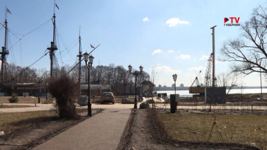 Новые остановки и детские площадки: как идёт реконструкция Петровской набережной в Воронеже