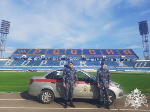 Росгвардия обеспечила охрану общественного порядка во время первого в Российской Премьер-лиге домашнего матча футбольного клуба 