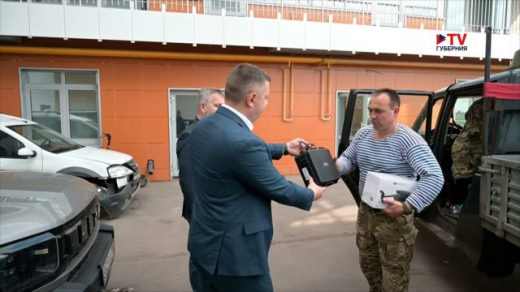 Легендарный боец с позывным «Левша» лично приехал за гуманитарной помощью в Воронеж