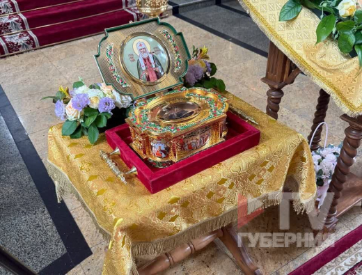 В Воронеж привезли мощи святителя Тихона