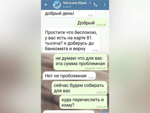 «У вас есть на карте 81 тысяча?» Воронежцам показали переписку с фейковым главой района