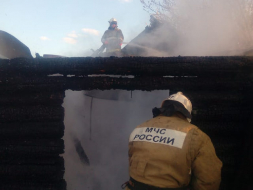 На левом берегу Воронежа загорелась баня