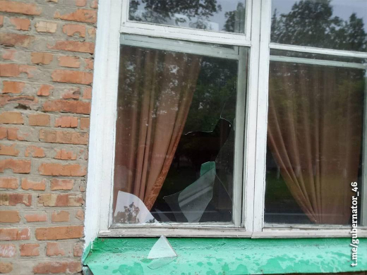 Учитель пострадал при обстреле села в Курской области