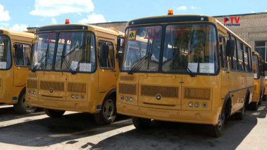 77 новых автобусов помогут улучшить работу воронежских сельских школ