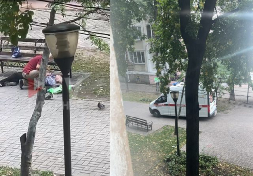 Воронежцы сообщили о мужчине с разбитой головой в центре города