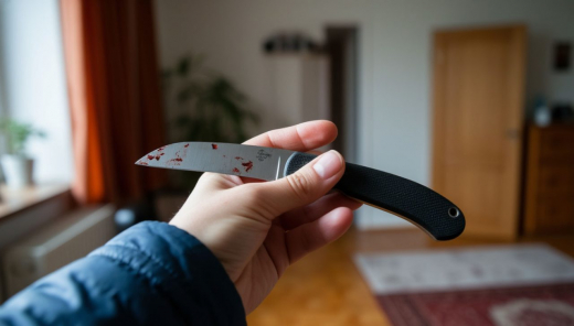 Жительница Воронежа сломала нож, пытаясь убить любовника