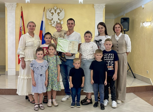 Девятый ребёнок родился в многодетной семье под Воронежем