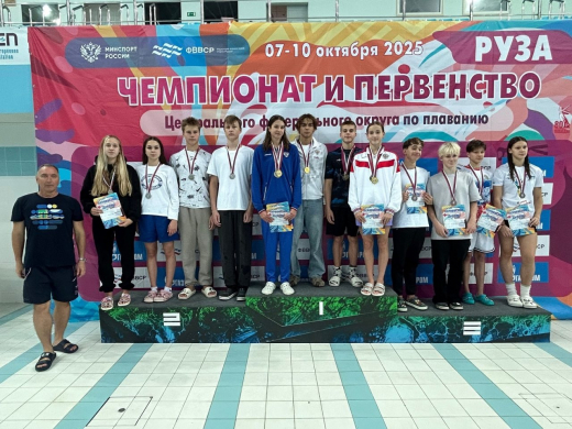 Воронежские пловцы завоевали больше полусотни медалей Чемпионата и Первенства ЦФО