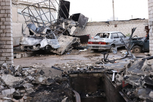 Во взорвавшемся воронежском гараже работала автомастерская