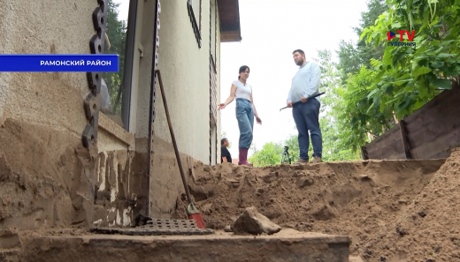 Стала известна причина схода сели в селе под Воронежем