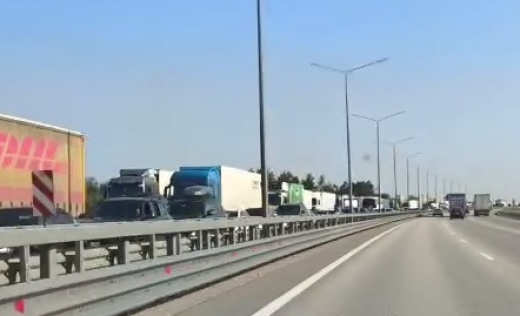 6-километровая пробка парализовала движение на трассе под Воронежем
