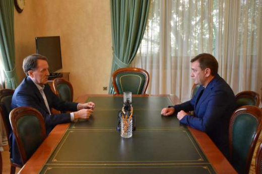 Вице-спикер Госдумы РФ Алексей Гордеев и председатель Воронежской областной Думы Владимир Нетесов обсудили развитие АПК