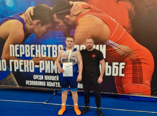 Юный воронежский борец завоевал серебро Первенства России