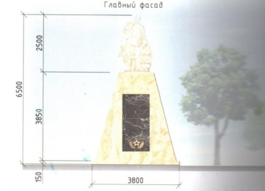 Повреждённый памятник погибшим фронтовикам в воронежском селе заменят новым