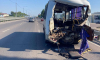 9 человек госпитализированы после столкновения автобуса и автоцистерны в Воронежской области