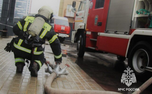 Воронежцев предупредили о скоплении пожарных машин у ТЦ на левом берегу