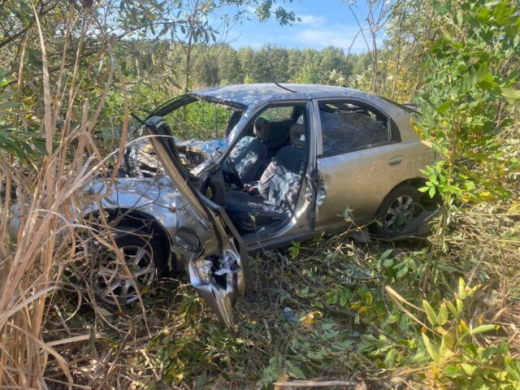 В Воронежской области перевернулась Kia Shuma: погибли 2 человека