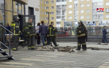 Спасатели впервые организовали пожарно-тактические учения в самом высоком здании Воронежа
