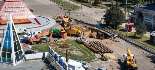 Работы на аварийном коллекторе в Воронеже ускорили в два раза