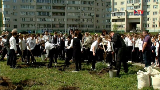 Воронежские школьники приняли участие во всероссийской акции «Сад памяти»