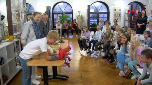 В Воронежском театре «Шут» зрители учились создавать перчаточные куклы