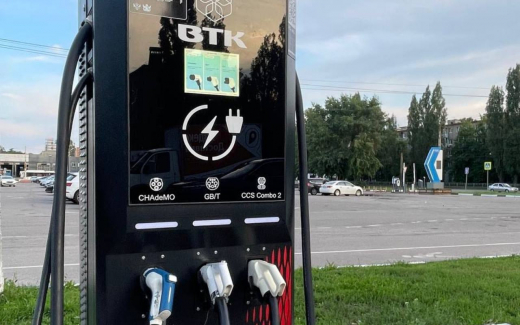 ВТК установила зарядные станции для электромобилей в пяти локациях Воронежа