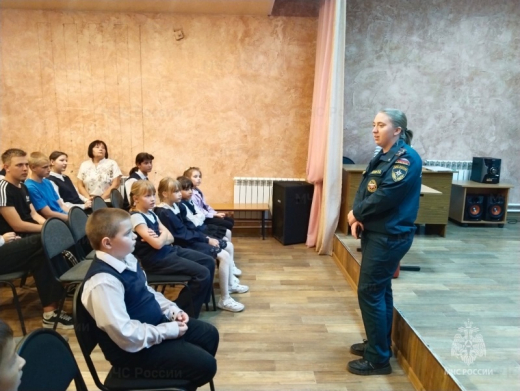 Открытый урок в рамках месячника пожарной безопасности