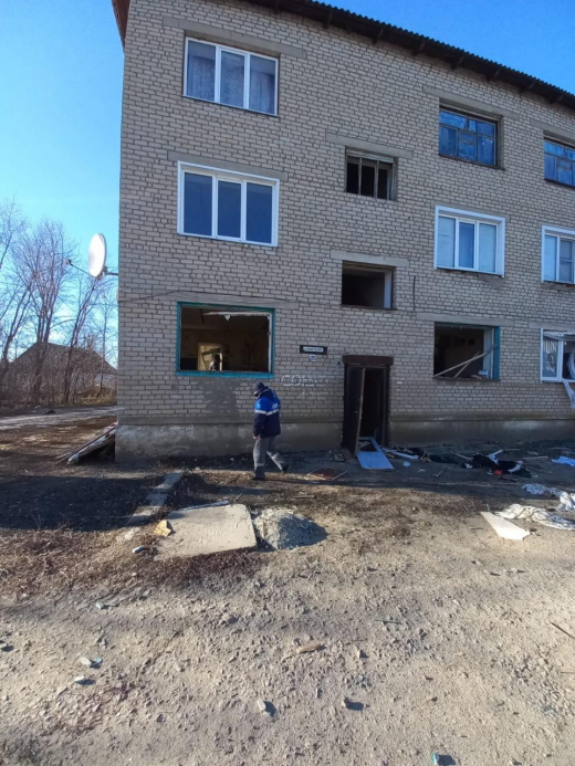 Появилось фото с места взрыва газа в жилом доме в Воронежской области