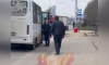На левом берегу Воронежа водитель маршрутки угрожал коллеге тесаком