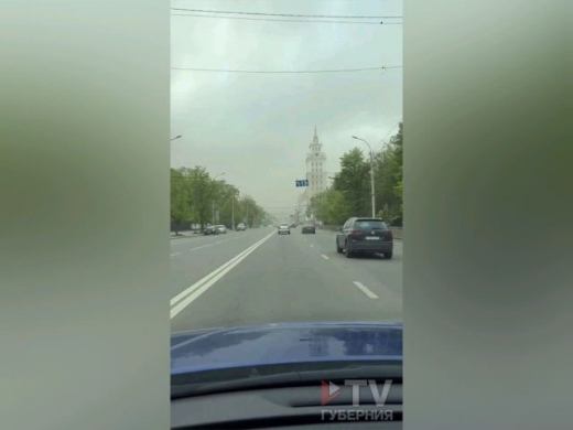 Пыльная буря накрыла Воронеж 1 мая