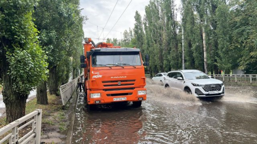 Воронеж ушёл под воду из-за ливня