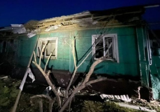 Опубликованы фото дома после атаки БПЛА в Воронежской области