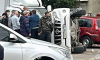 «Лада» опрокинула внедорожник на оживлённом перекрёстке в Воронеже