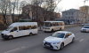 Автобус задымился на ходу в Воронеже