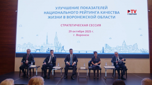 Воронежская область первой в стране разрабатывает «дорожную карту» по обновленному Национальному рейтингу качества жизни