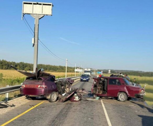 Под Воронежем столкнулись 2 ВАЗа: погибла автоледи