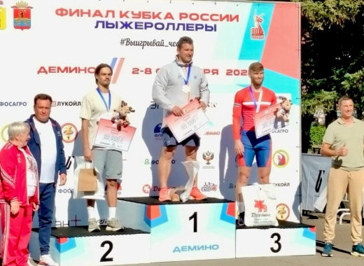 Воронежские спортсмены завоевали третью медаль финала Кубка России по лыжероллерам