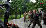 Сибирский байкеры «Ночные волки» приехали в Воронеж за останками двух красноармейцев