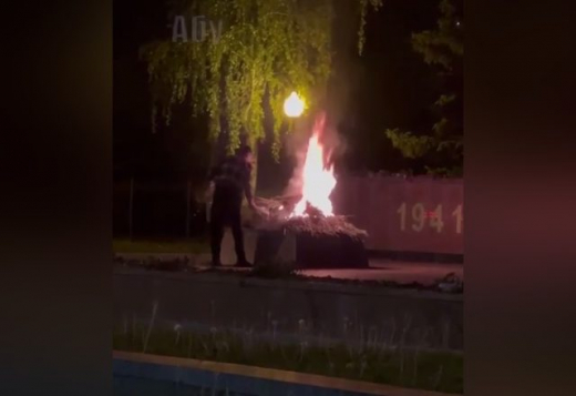 В Воронеже задержали подозреваемого в осквернении памятника Славы
