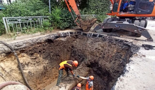 Повреждение на водопроводе в Воронеже устранили: вода вернётся в ближайшее время