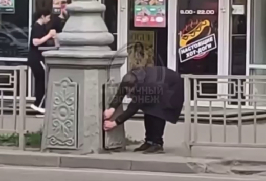 Неожиданное преступление сняли на видео в центре Воронежа