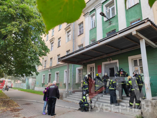 Общежитие ВГТУ загорелось в Воронеже