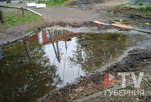 В Воронеже на Московском проспекте больше месяца протекает канализация
