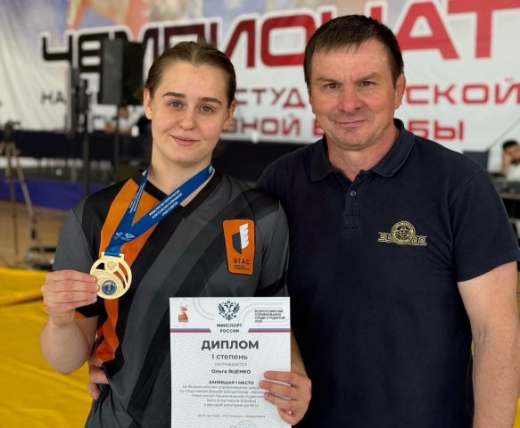 Воронежская спортсменка победила на студенческом Чемпионате России по борьбе