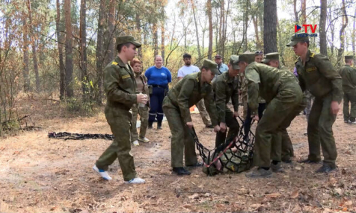 В Воронеже проходят районные этапы военно-спортивной игры «Зарница»