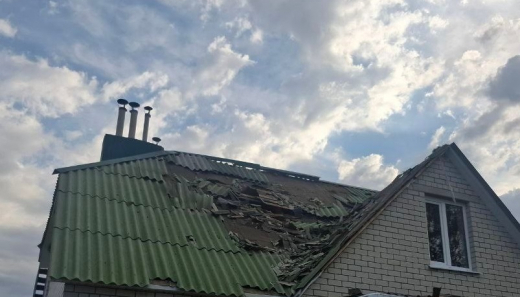 Обломки беспилотника упали на крышу соцучреждения в Воронежской области