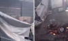 Появилось видео с последствиями атаки БПЛА на воронежских дальнобойщиков