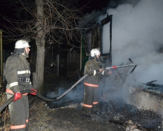 В воронежском селе сгорел жилой дом: его хозяин погиб